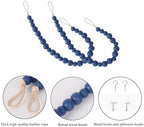 Boho Wood Bead Curtain Tiebacks Curtain Holdbacks - Image 5