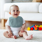 POIKSHARK 6-Pack Muslin Baby Bibs - Image 4