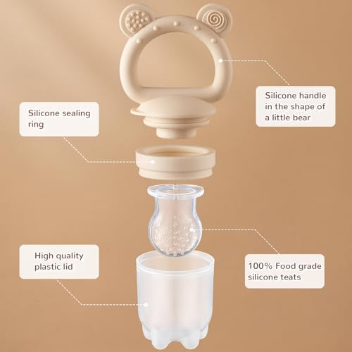 2 Pack Silicone Baby Fruit Feeder - Image 2