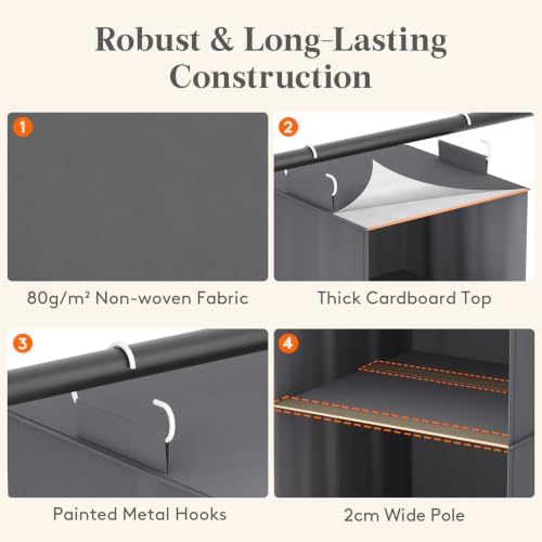 Lifewit Hanging Closet Organizer and Storage - Image 4