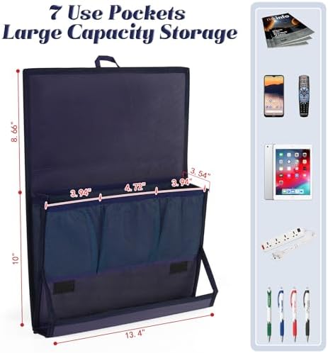 Bedside Caddy Organizer for Dorm Bed Rails - Image 2
