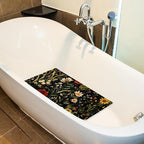 Shower Mat Non Slip, Tropical Flowers Anti Slip Bath Mat - Image 5