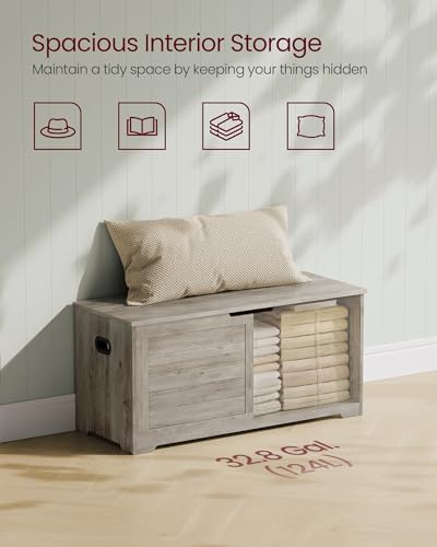 VASAGLE Storage Chest, 39.4 Inches Width Bench - Image 5