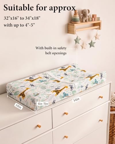 Yoofoss 2-Pack Diaper Changing Pad Cover - Image 3