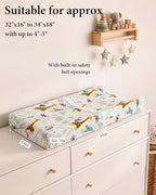 Yoofoss 2-Pack Diaper Changing Pad Cover - Image 3