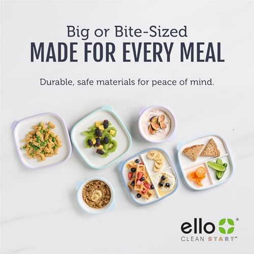 Ello Clean Start Ceramic Toddler Bowls - Image 6