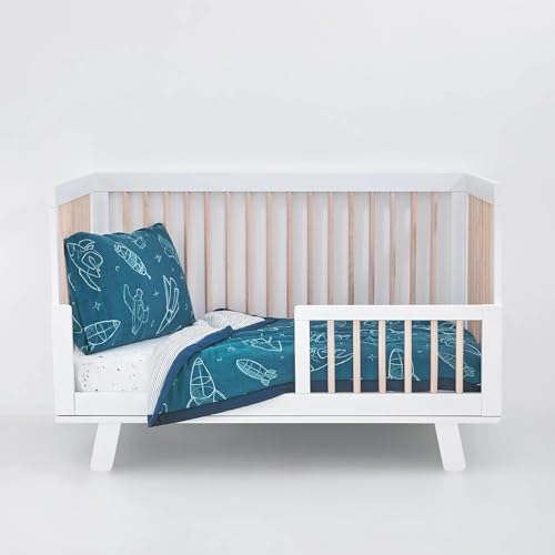 Little Unicorn Toddler Bedding 3-Piece Set | Includes Comforter, Crib Sheet & by LittleUnicorn