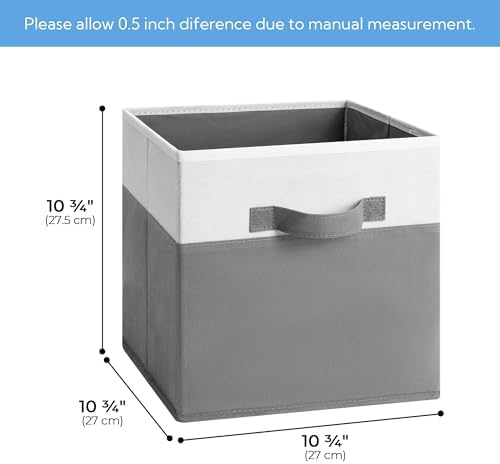 Cupic Cupid 6-Pack 11x11 Storage Cube, Fabric Storage Cubes - Image 3