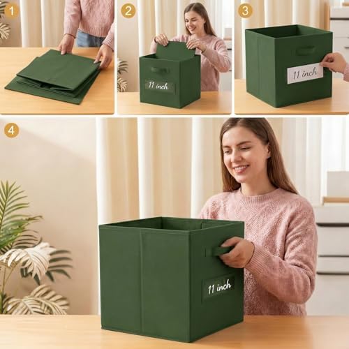 Storage Bins, Dark Green - Image 5