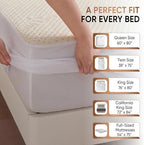 Luxury Waterproof Organic Mattress Protector Twin Size - Image 6