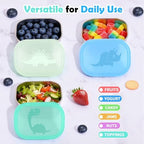 Tanjiae 3×8oz Small Stainless Steel Snack Containers - Image 6