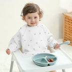 Susurration Baby Long Sleeve Bib Waterproof Sleeved Bib Smock - Image 3