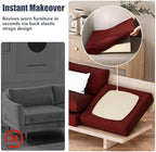 8Pcs Outdoor Cushion Covers, Stretch Patio Furniture Couch Chair Slipcovers - Image 5