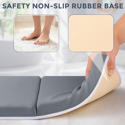 Bath Kneeler and Elbow Rest Pad Set, 1.5” Thick Bathtub Kneeling Mat - Image 5