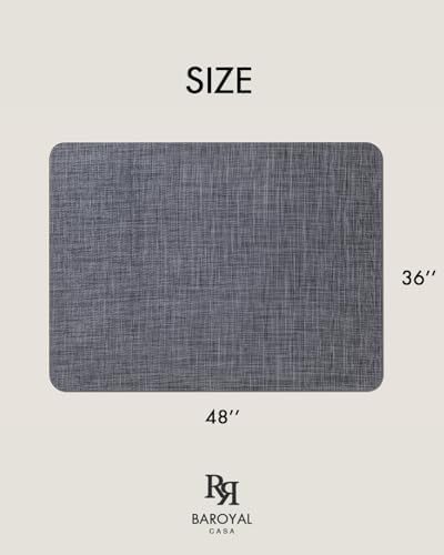 Baroyal Office Chair Mat for Hardwood Floor Under Desk Computer Rolling Chair - Image 6
