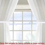 Curtain Tiebacks Hooks Wall Mounted, Curtain Holdbacks Screw-in, Curtain Holders - Image 3