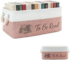 TBR Book Storage Basket Bin by SKYJORMY
