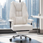 EXCEBET Big and Tall Office Chair 400lbs Wide Seat, Leather High Back Executive by EXCEBETOFFICECHAIR