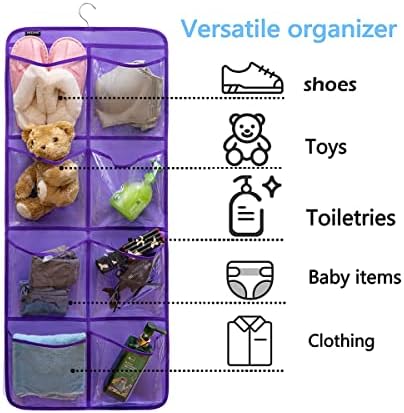 Dual-Sided Hanging Closet Organizer - Image 3
