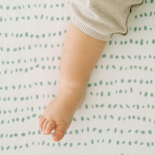Little Unicorn Premium Crib Sheet | Breathable & Super-Soft Muslin Fabric - Image 3