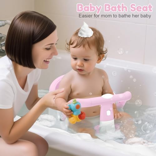 Baby Bath Seat for Babies 6 Months & Up Sitting Up - Image 2