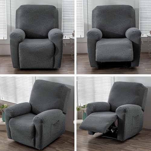 Recliner Chair Covers 4-Pieces Recliner Slipcovers Lazy Boy Chair Covers - Image 6