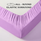 KKJIAF 3 Piece Light Purple Toddler Sheet Set - Image 6