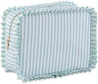 Ruffled Makeup Bag by EMBRUNIONCE