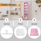 Hanging Closet Organizer 6-Shelf, Oxford Fabric Wardrobe Storage - Image 6