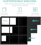 Best Choice Products 9-Cube Storage Organizer, 13.5in Shelf Opening, Display - Image 3