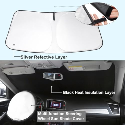 TINGLU Sun Shade for Mazda CX5 CX-5 2017-2025 2026 Accessories Windshield Sun - Image 2