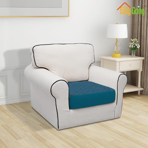 Easy-Going Waterproof Cushion Covers Set, Quilted Stretch 1-Piece Sofa Seat - Image 2