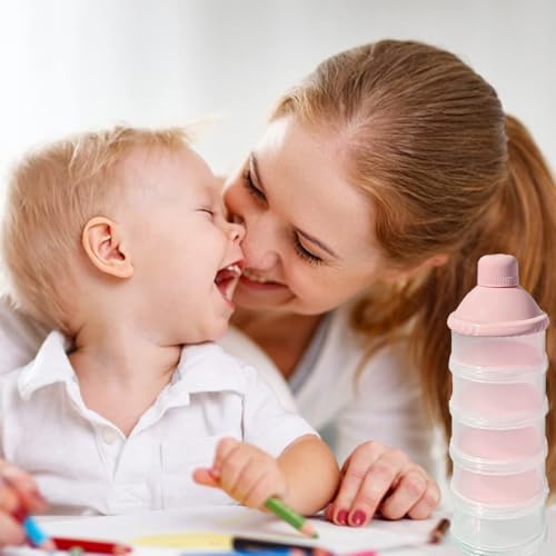 2 PCS 5 Layers Baby Milk Powder Dispenser, Milk Powder Pots, Formula Dispenser - Image 3