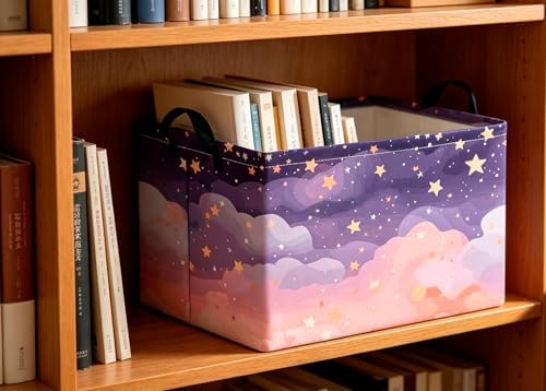 CLOCOR Rectangular Storage Bin, Waterproof Books Box, Gift Basket - Image 3