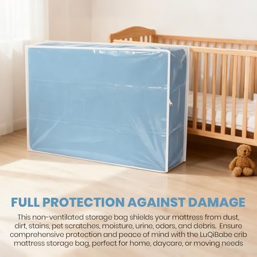 Clear Crib Mattress Protector Storage Bag - Image 5