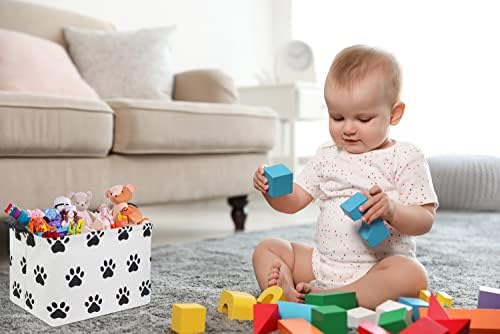 Dog toy Basket Dog Toy Bin Cute Toy Storage Basket Organizer Box Kids Gift - Image 3