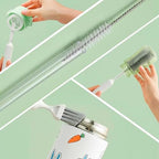 6-in-1 Bottle Brush Set with Holder – Multipurpose Cleaning Kit - Image 3