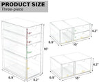 Prsildan Acrylic Drawer Makeup Organizer - Image 3