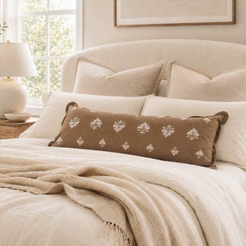 BlissBlush Long Lumbar Pillow Cover 14x36 - Image 3