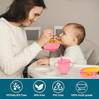 100% Silicone baby feeding set, BPA free Baby dishes set - Image 6