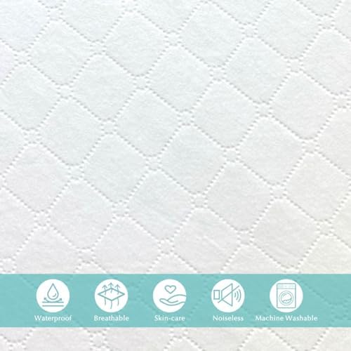 American Baby Company Waterproof Fitted Crib Mattress Protector 52" x 28" - Image 6