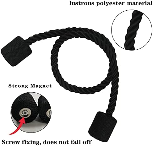Magnetic Curtain Tiebacks Holdbacks Decorative Tie Backs - Image 2