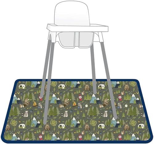 BapronBaby Camping Bears Waterproof Splash Mat Catch All Floor Cover - Image 3