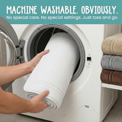 ITSOFT Memory Foam Bath Mat 31x20, Non Slip, Machine Washable, Quick Dry & - Image 5