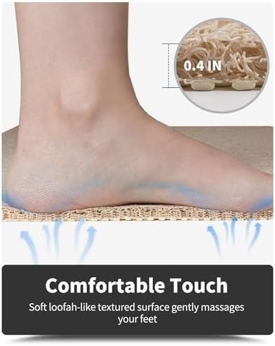 Non-Slip Bathtub Mat, 17x47 Inch, Shower Mats - Image 3