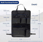 Backseat Car Organizer, Tactical Car Seat Back Organizer, Kick Mats Back Seat - Image 4