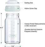 COMI Wide Neck Glass Breastmilk Collection n Storage Bottle, 6oz - Image 3
