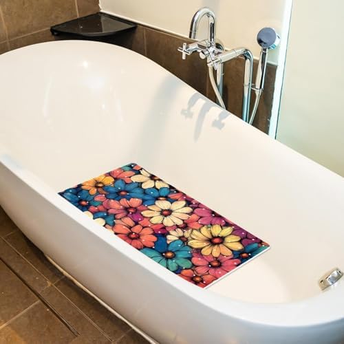 Shower Mat Bathtub Mat, 26.8x15.1 inch, Non-Slip Bath Mat - Image 5