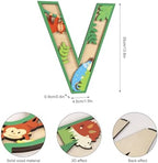 3D Layered Safari Nursery Wooden Letters - Image 3