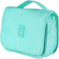 Hanging Toiletry Bag for Women, Portable Mint Green Travel Summer Beach Bag by Pengxiaomei